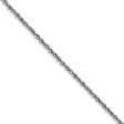 1.7mm, 14k White Gold, Ropa Chain Necklace For Cheap