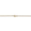 0.95mm, 14k Yellow Gold, Cable Rope Chain Necklace Cheap