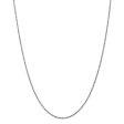 1.7mm, 14k White Gold, Ropa Chain Necklace For Cheap