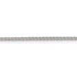 1.5mm Sterling Silver, Round Solid Spiga Chain Necklace Hot on Sale