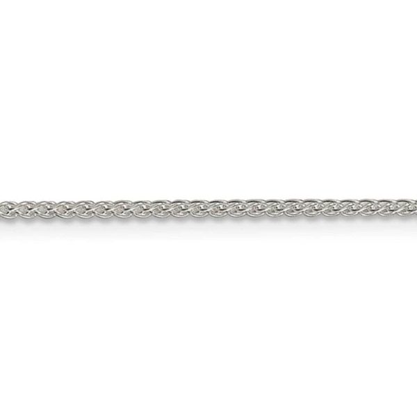 1.5mm Sterling Silver, Round Solid Spiga Chain Necklace Hot on Sale