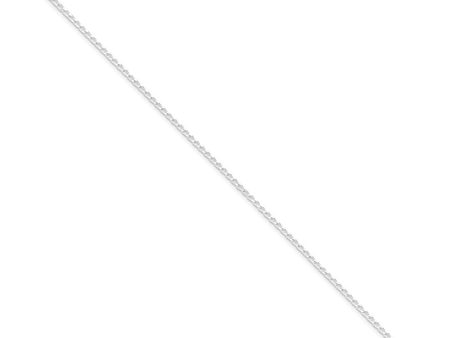 1.5mm Sterling Silver Solid Open Curb Chain Anklet Supply