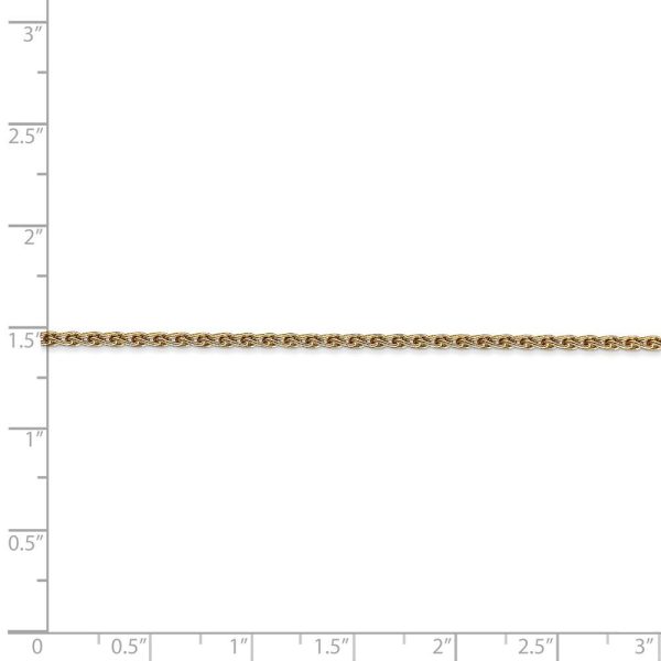 1.75mm, 14k Yellow Gold, Solid Parisian Wheat Chain Necklace Online Hot Sale