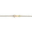 1.1mm, 14k Yellow Gold, Ropa Chain Necklace Fashion