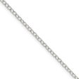 2.25mm, Sterling Silver, Solid Oval Cable Chain Necklace on Sale