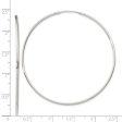 1.3mm, Sterling Silver, Endless Hoop Earrings - 54mm (2 1 8 Inch) Sale