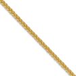 2.6mm, 14k Yellow Gold, Hollow Wheat Chain Necklace For Discount