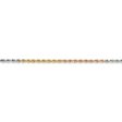 1.8mm 14k Tri-Color Gold D C Solid Rope Chain Anklet or Bracelet Sale