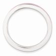 2.25mm Sterling Silver Stackable Pink Enameled Band Online Hot Sale