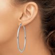 2.5mm Sterling Silver, X-Large Round Hoop Earrings, 60mm (2 3 8 In) Online