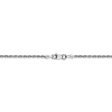 1.8mm, 14k White Gold D C Quadruple Rope Chain Anklet or Bracelet Supply