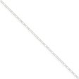 1mm Sterling Silver Curb Chain Necklace Online Sale