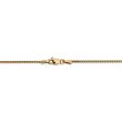 1.25mm, 14k Yellow Gold, Solid Spiga Chain Necklace For Discount