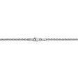 2.2mm, 14k White Gold, Solid Cable Chain Necklace Fashion