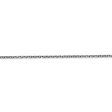 1.65mm 14k White Gold Diamond Cut Solid Cable Chain Anklet Sale