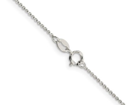 1mm Sterling Silver Diamond Cut Octagon Cable Chain Necklace Supply