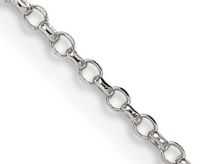 1.5mm Sterling Silver D C Solid Open Cable Chain Necklace Online