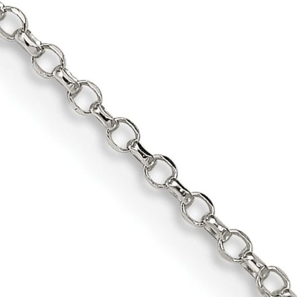 1.5mm Sterling Silver D C Solid Open Cable Chain Necklace Online