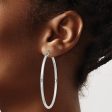 2.5mm, Sterling Silver, Classic Round Hoop Earrings - 55mm (2 1 8 In.) Supply