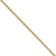 1.5mm 14k Yellow Gold Diamond Cut Round Wheat Chain Necklace on Sale