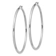 2.5mm Sterling Silver, X-Large Round Hoop Earrings, 60mm (2 3 8 In) Online