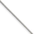 1.2mm Stainless Steel Box Chain Necklace Discount