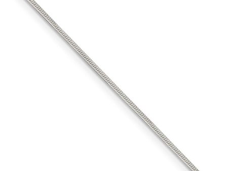 1mm Sterling Silver, Round Solid Snake Chain Necklace Discount