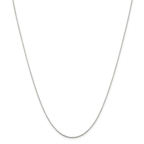 0.6mm, Sterling Silver Diamond Cut Mirror Box Chain Necklace Discount