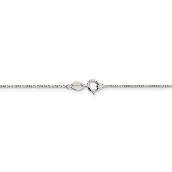 1mm Sterling Silver Diamond Cut Octagon Cable Chain Necklace Supply