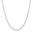 1mm, 14k White Gold, Solid Spiga Chain Necklace Hot on Sale