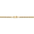 2.5mm, 14k Yellow Gold, Handmade Solid Rope Chain Anklet or Bracelet Online