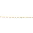 1.7mm, 10k Yellow Gold, Singapore Chain Anklet or Bracelet Online