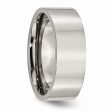 Titanium 8mm Polished Flat Comfort Fit Band Online Hot Sale