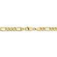 10k Yellow Gold 5.35mm Hollow Figaro Chain Necklace Online