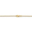 1.6mm, 14k Yellow Gold Solid Link Cable Chain Necklace Sale