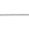 1.5mm Sterling Silver D C Solid Open Cable Chain Necklace Online