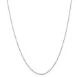 1mm Sterling Silver, Solid Cable Chain Necklace on Sale