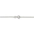 1mm Sterling Silver Solid Round Box Chain Necklace Fashion