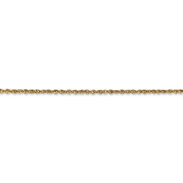 1.7mm, 14k Yellow Gold, Ropa Chain Anklet Online Sale