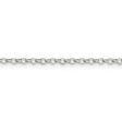 1.75mm Sterling Silver D C Solid Open Cable Chain Necklace Discount