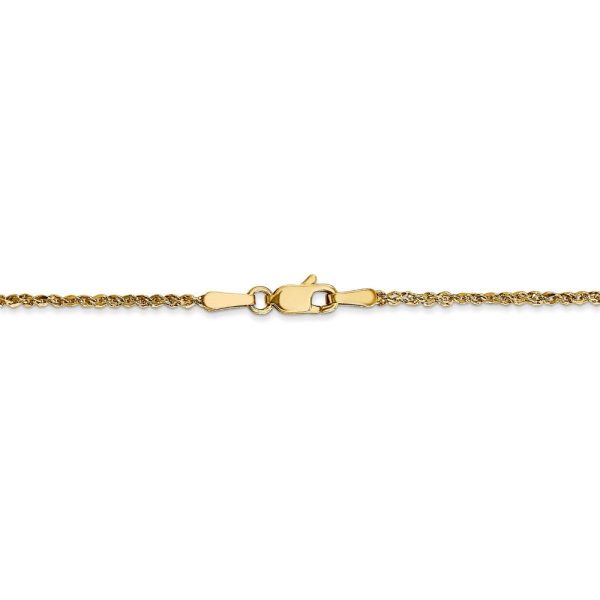 1.7mm, 14k Yellow Gold, Ropa Chain Anklet Online Sale