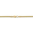 2.75mm 14k Yellow Gold Hollow Wheat Chain Necklace Cheap