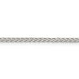 1.75mm Sterling Silver, Round Solid Spiga Chain Necklace Online now