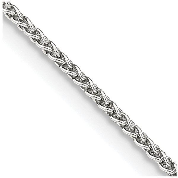 1.5mm Sterling Silver, Round Solid Spiga Chain Necklace Hot on Sale