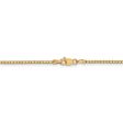 1.5mm, 14k Yellow Gold, Solid Box Chain Necklace Online Sale