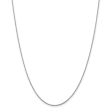 1.1mm, 14k White Gold, Ropa Chain Necklace Online now