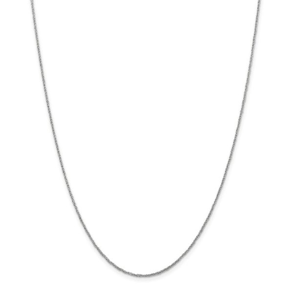 1.1mm, 14k White Gold, Ropa Chain Necklace Online now