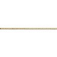 1.5mm, 14k Yellow Gold, Solid Box Chain Anklet or Bracelet Online