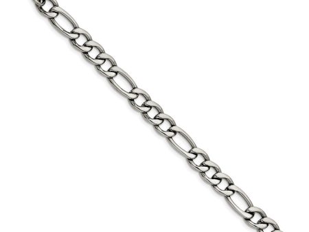 Men s 8.4mm Stainless Steel Figaro Chain Necklace Hot on Sale