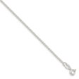 1.6mm, Sterling Silver Solid Cable Chain Necklace on Sale